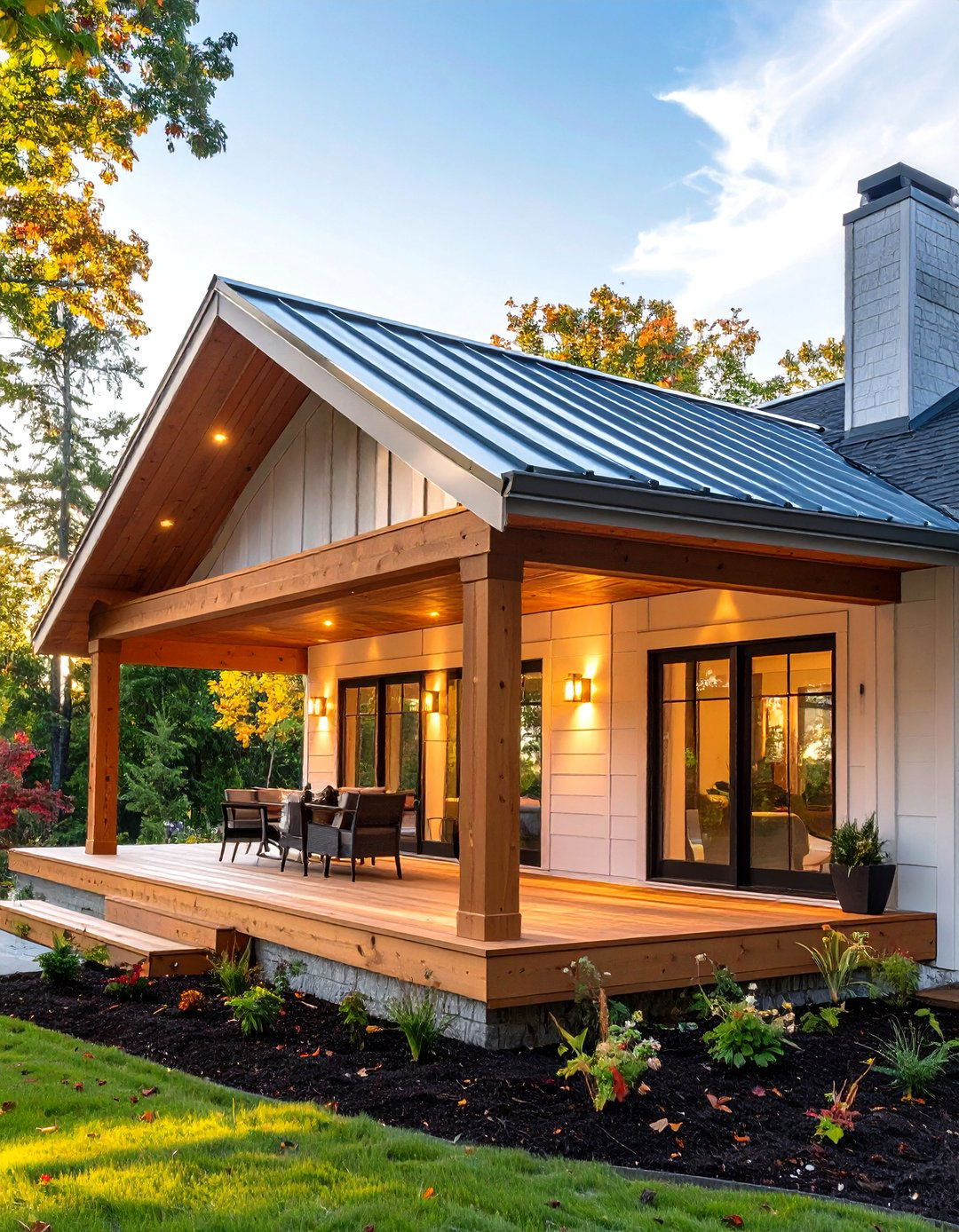 Energy Smart Insulated Panel Roof - 25 front porch roof ideas
