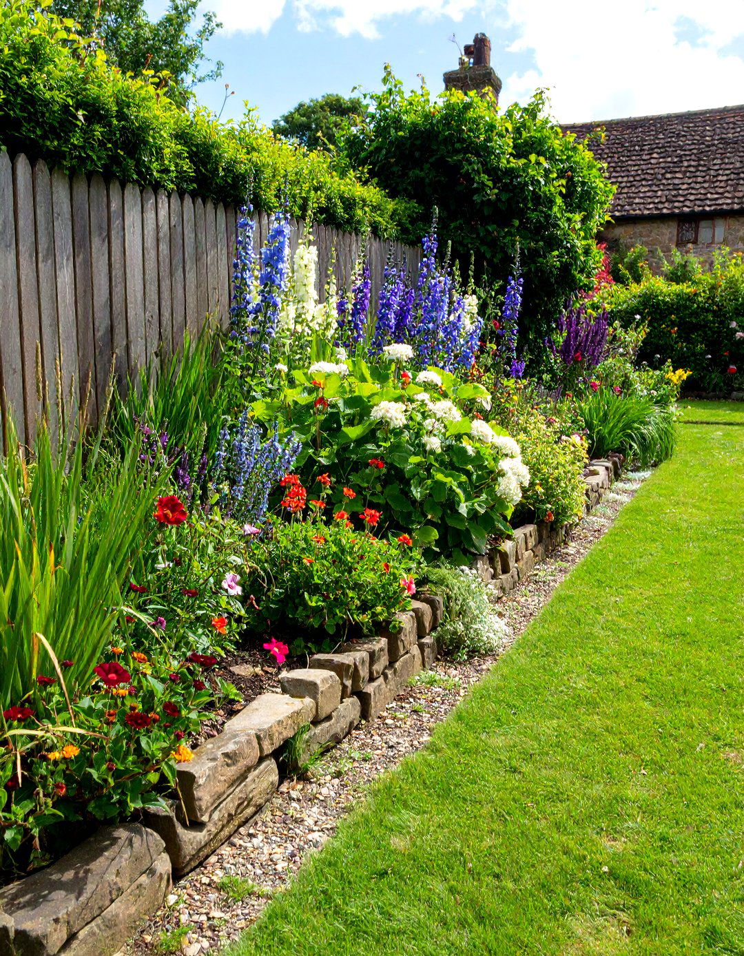 English Garden Herbaceous Border Burst - 25 english garden ideas