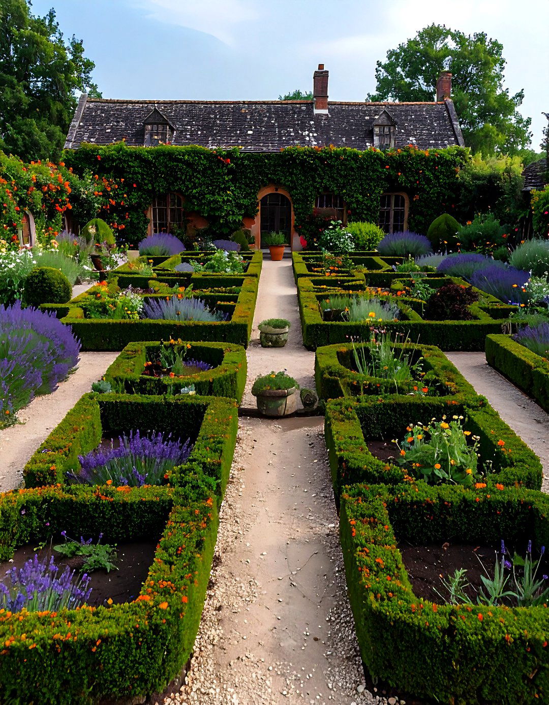 English Garden Knot Garden Pattern - 25 english garden ideas