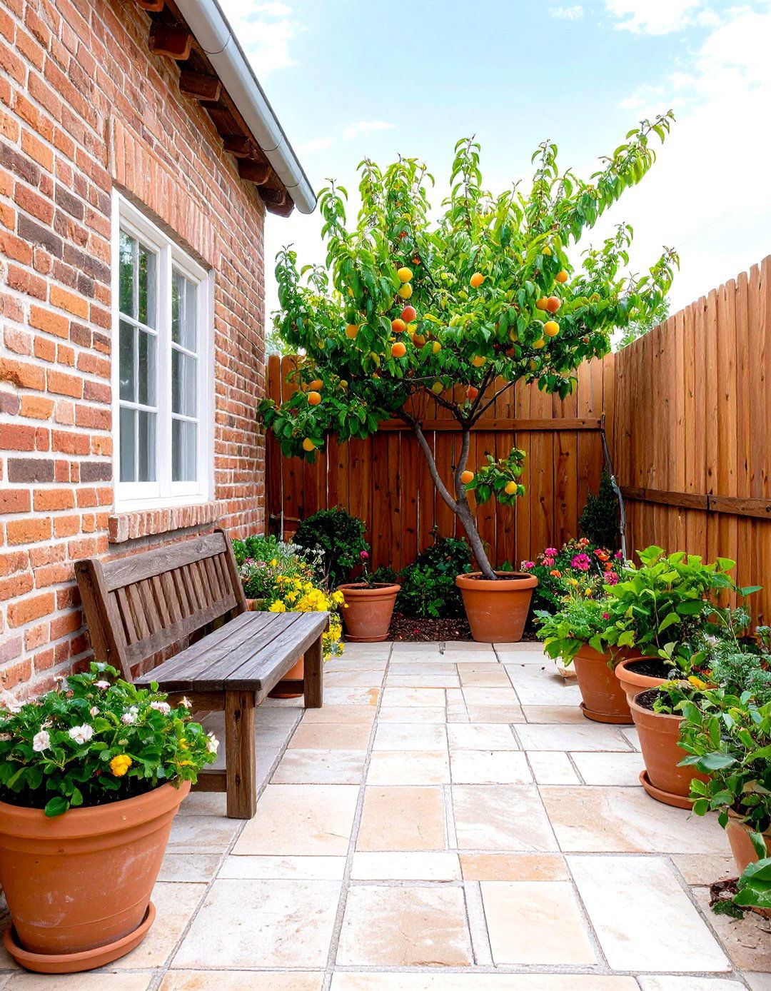 English Garden Rustic Walled Nook - 25 english garden ideas