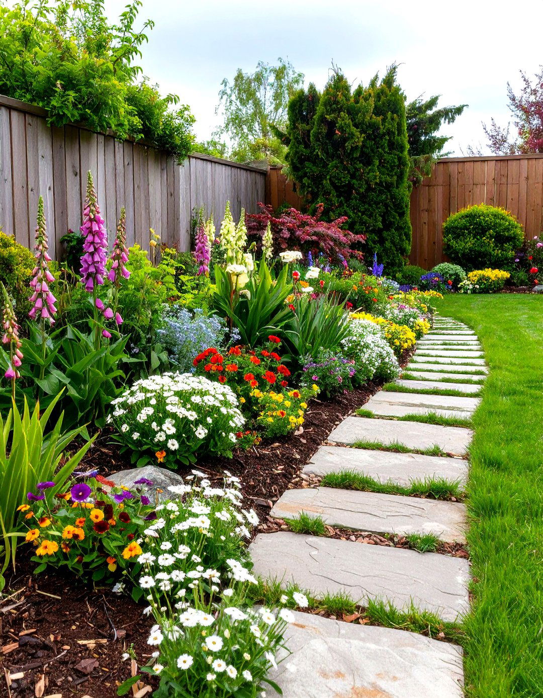 English Garden Successional Colour Border - 25 english garden ideas