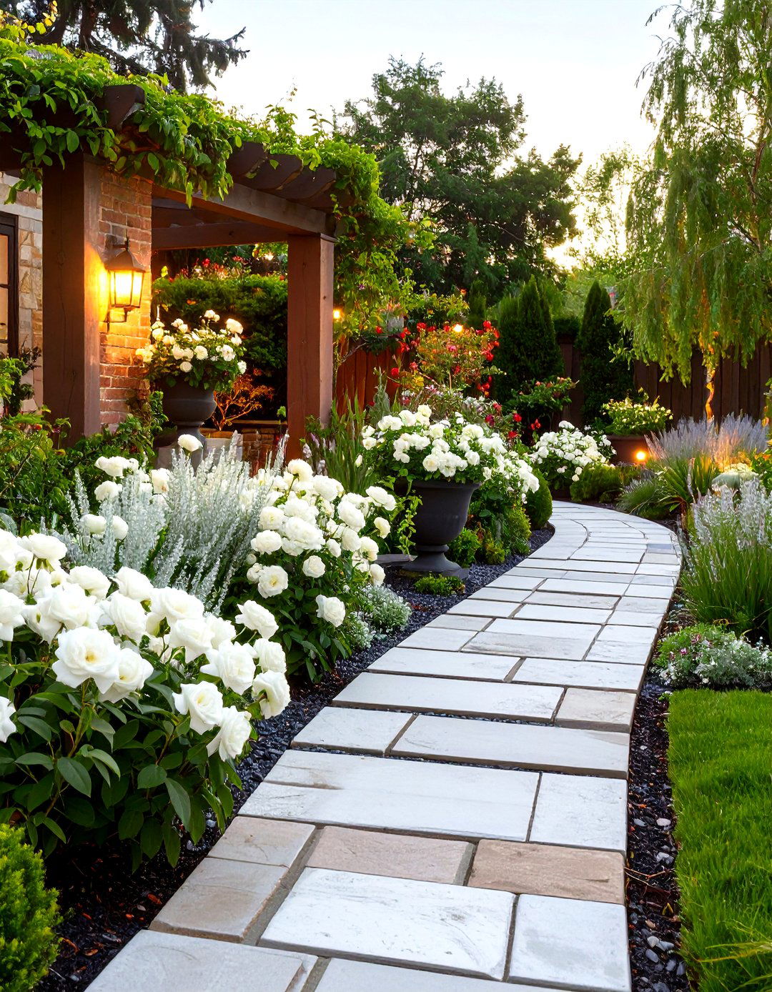 English Garden White Flower Palette - 25 english garden ideas