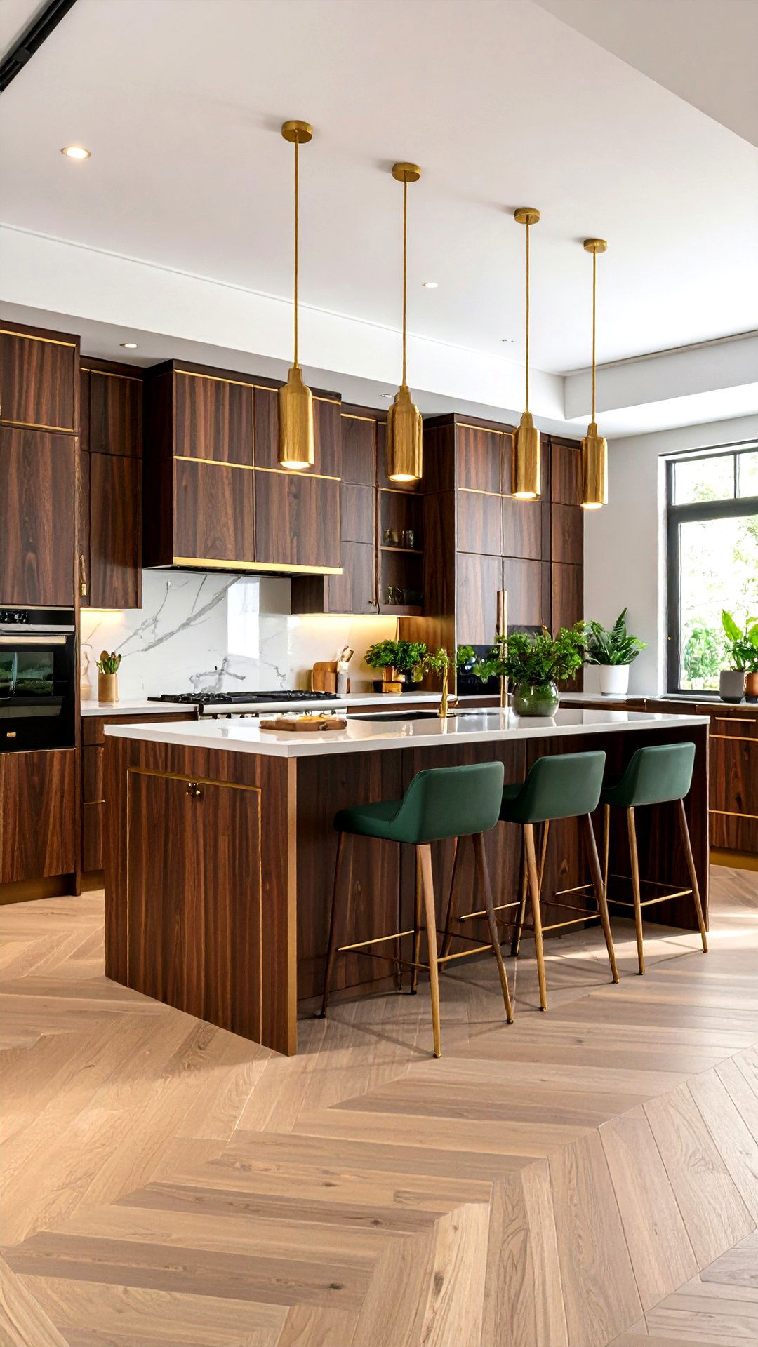 Exotic Wood Veneers Like Macassar Ebony - 25 art deco kitchen ideas
