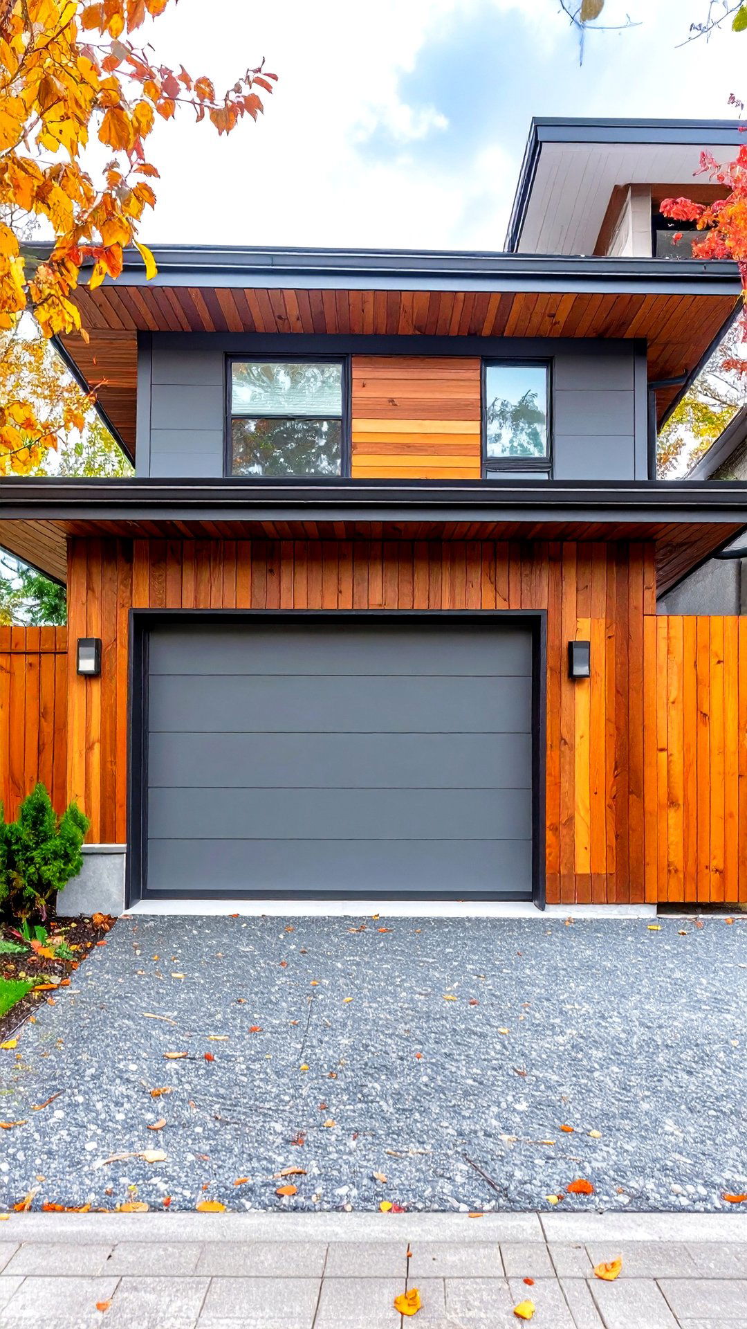Faade to Fence Cedar Screen - 25 minimalist house exterior ideas