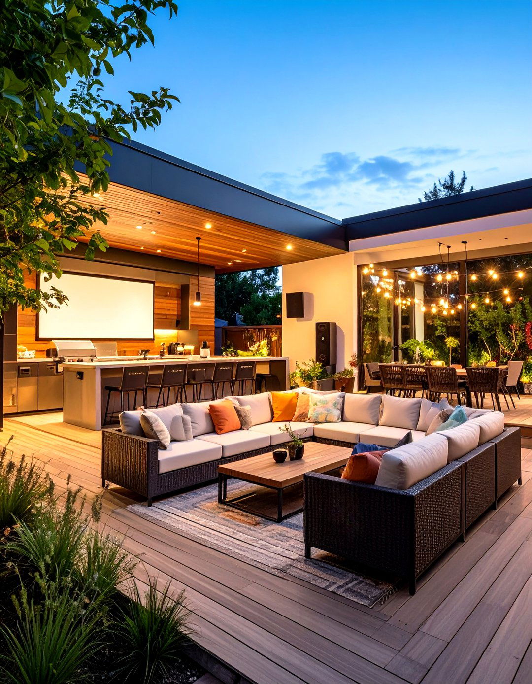 Fabric Sail Shade Enclosure - 25 patio enclosure ideas