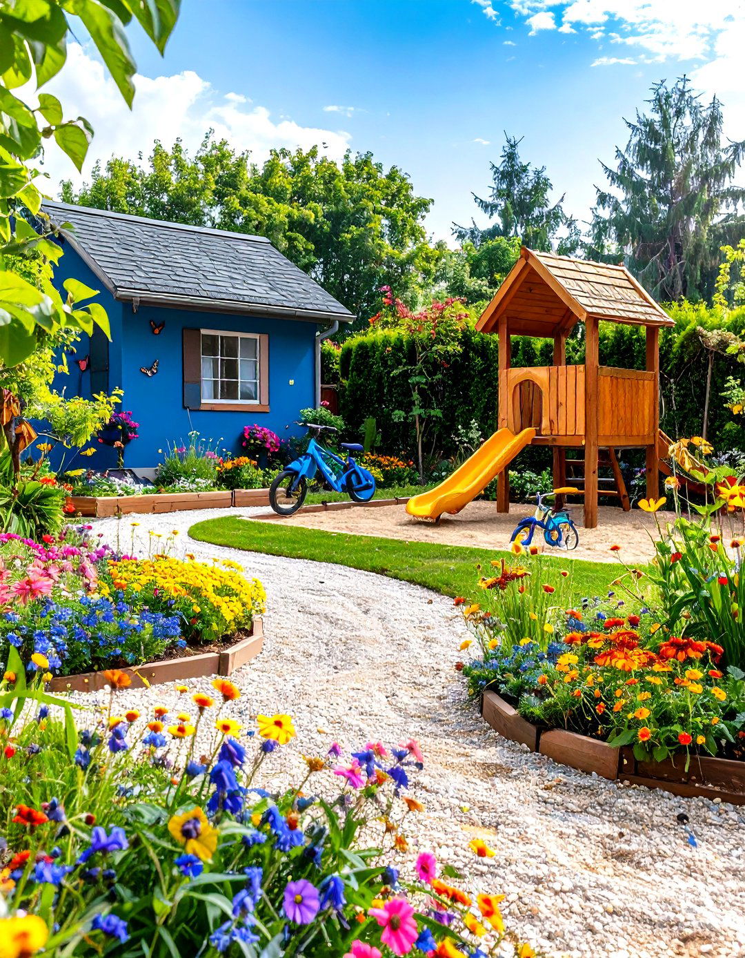 Family Friendly Play Zone Outdoor Living Space - 25 outdoor living space ideas