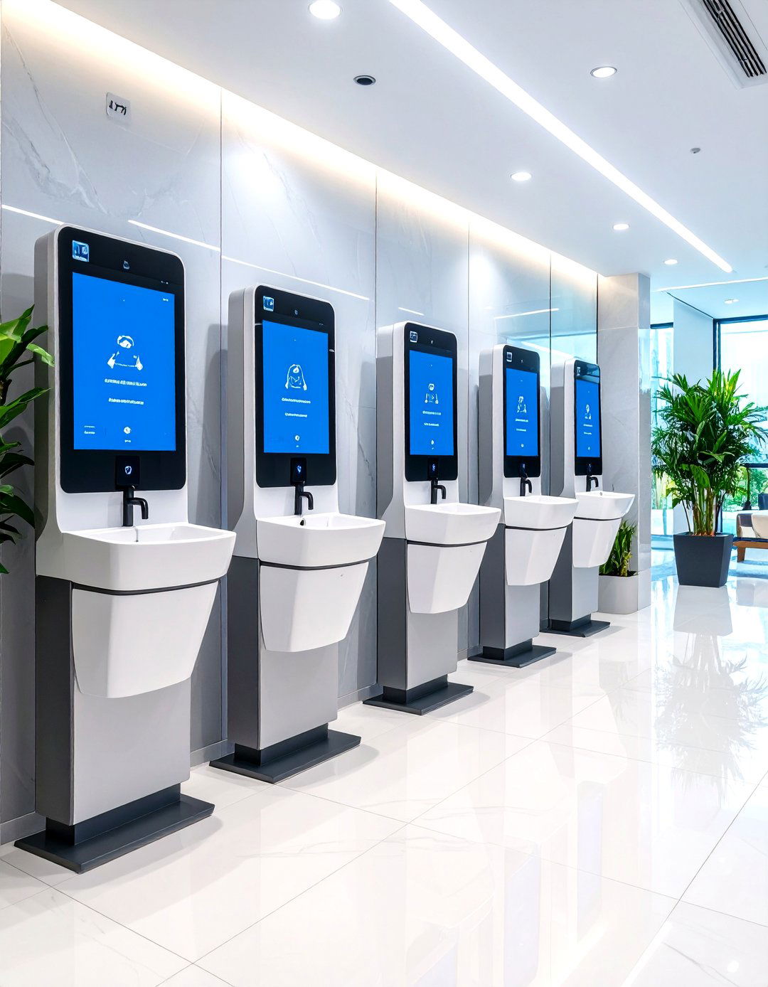 Feedback Tablets for Continuous Improvement - 25 office bathroom ideas