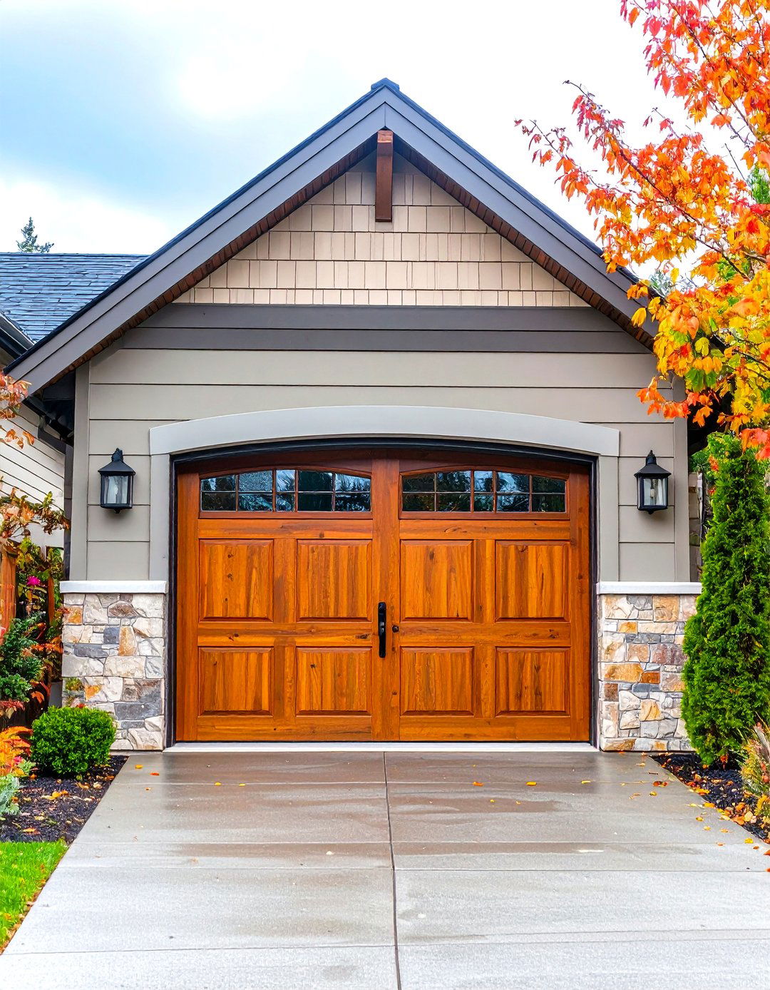 Fiber Cement Trim for Extreme Durability - 25 exterior garage door trim ideas