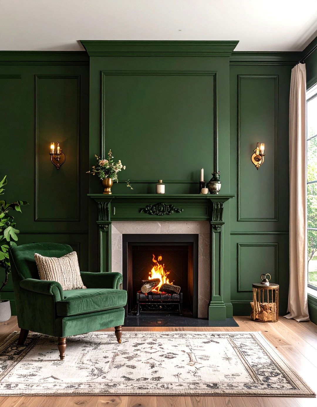 25 Olive Green Accent Wall Ideas for Stylish Rooms