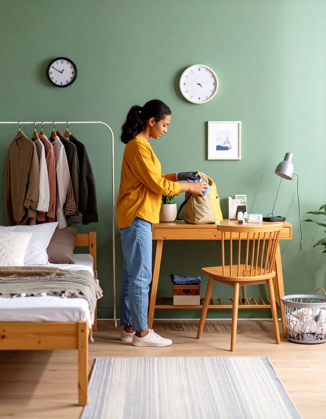 Five Minute Nightly Reset Keeps Minimalism Intact - 25 minimalist dorm room ideas
