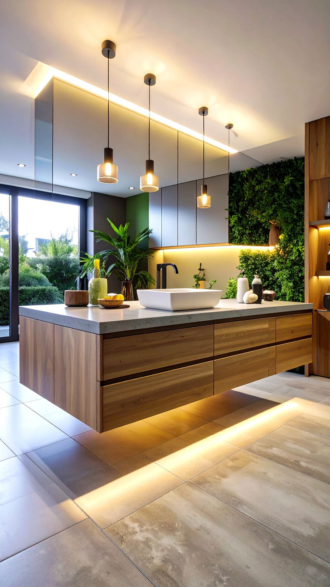 Floating Bathroom Vanities for Space - 25 aesthetic bathroom ideas
