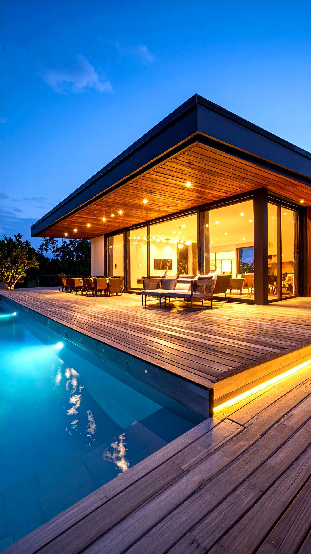 Floating Cantilever Deck Walkway - 25 above ground pool walkway ideas