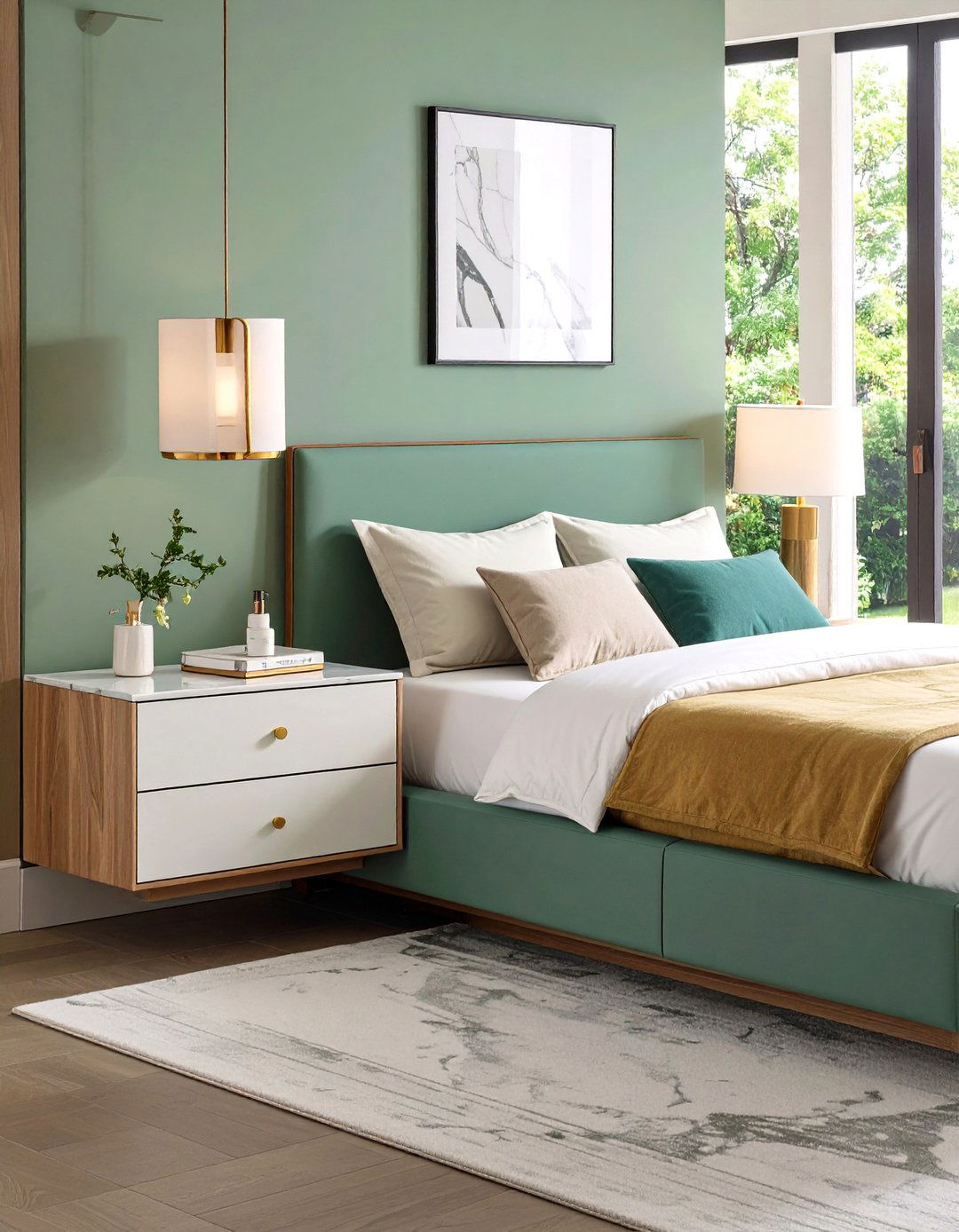 Floating Drawer Nightstand Hides Clutter in Plain Sight - 25 nightstand ideas