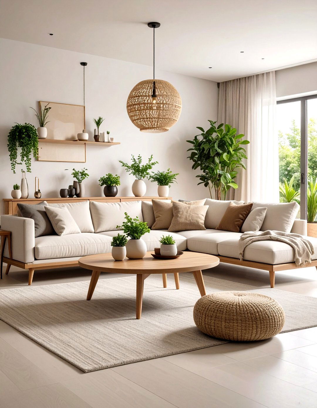 Floating Furniture Layout to Expand a Small Living Room - 25 apartment small living room ideas