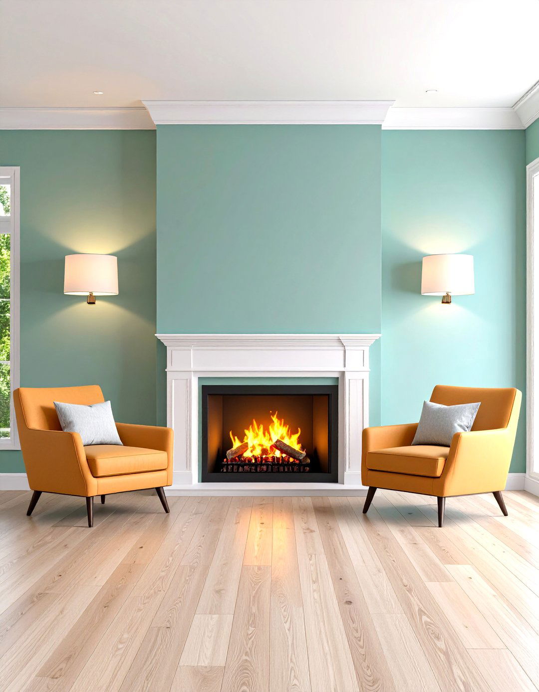 Flush Mount Fireplace Sconces for Low Ceilings - 25 fireplace sconces ideas