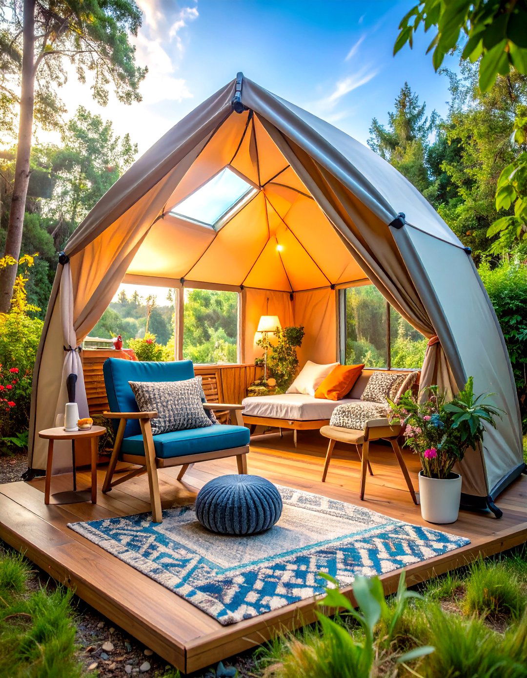 Foldable Pod Reading Nook - 25 outdoor reading nook ideas