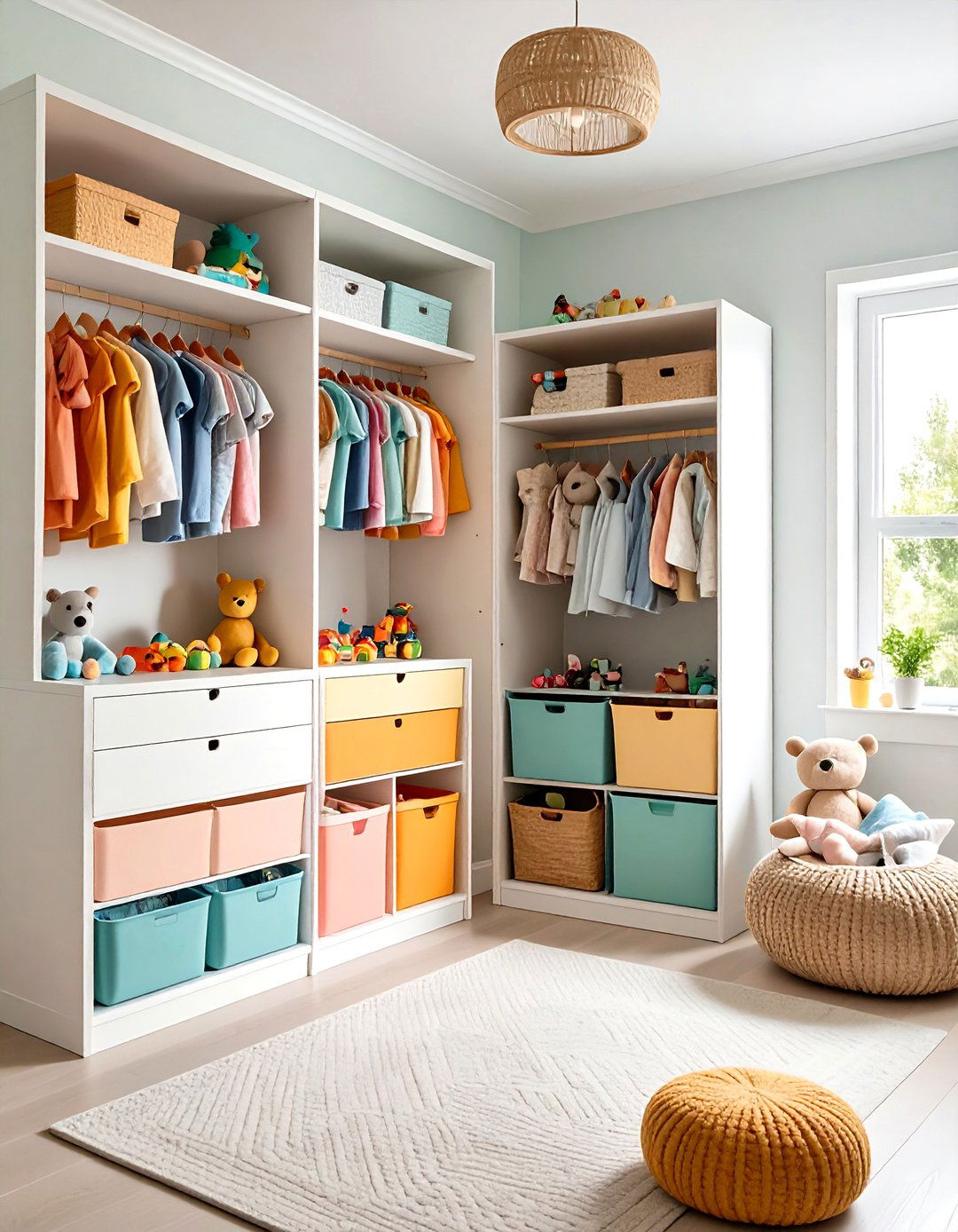 Foldable Toy Rotation Bins - 25 nursery storage ideas