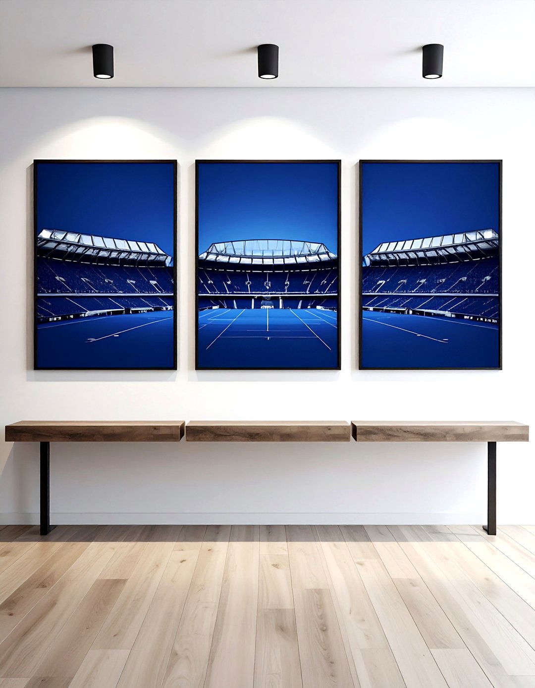 Football Stadium Blueprint Prints for Heritage - 25 football room decor ideas