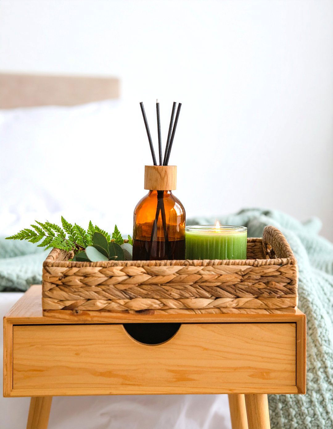 Forest Scented Candle and Diffuser Layer - 25 fairy-themed bedroom ideas