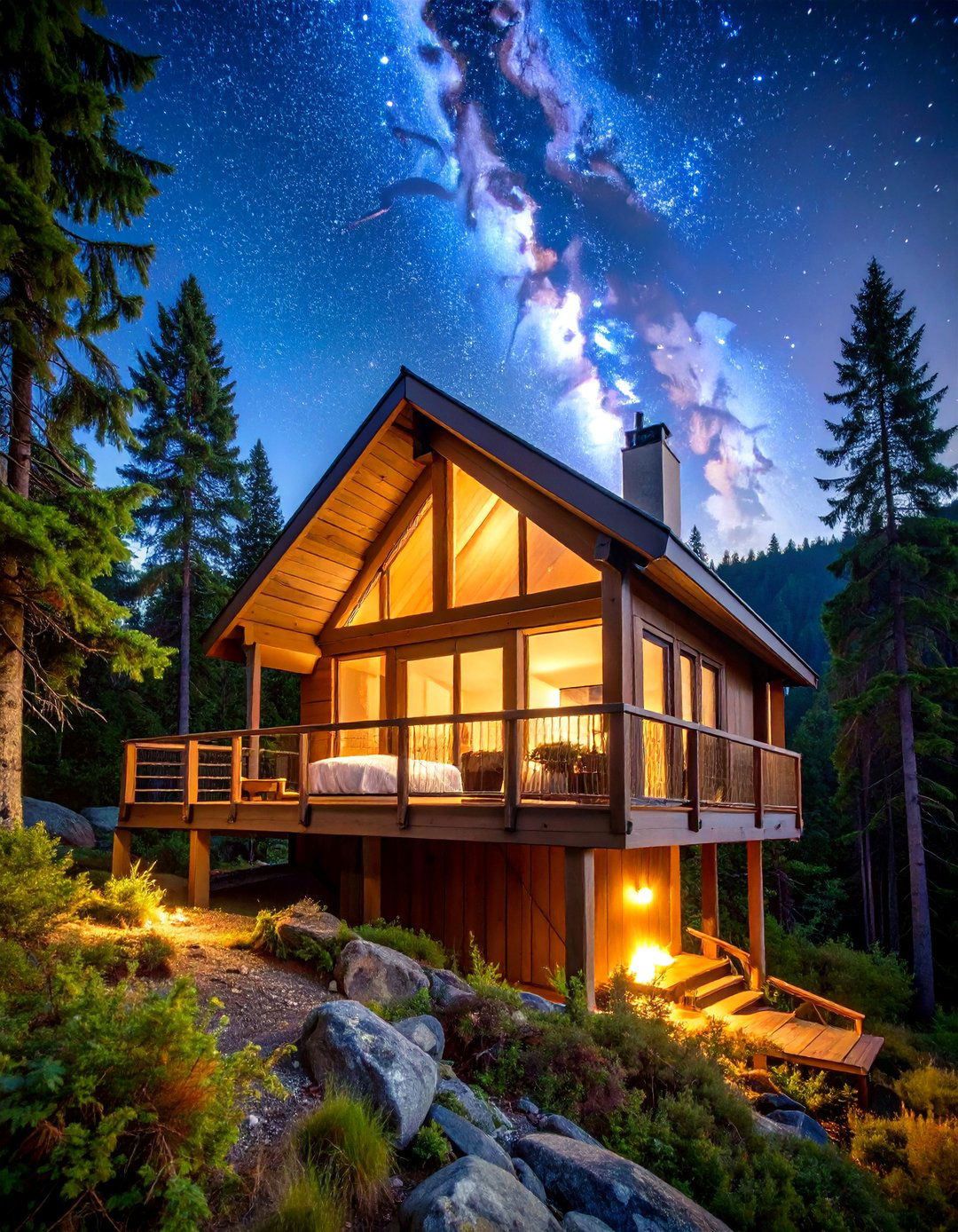 Forest Sleep Out Balcony A Frame - 25 a frame house with balcony