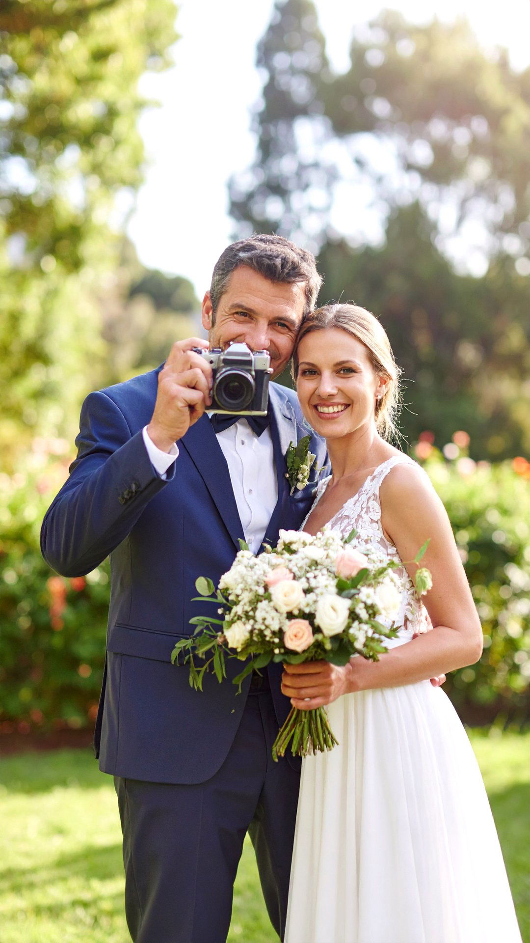 Formal Wedding Portrait Session on Film - 25 classic wedding ideas