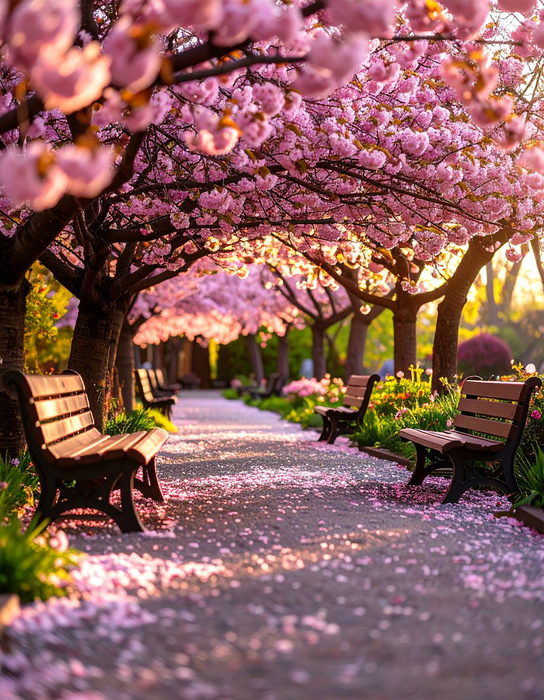 Fragrant Sakura Walkway Celebrating Renewal - 25 asian landscaping ideas