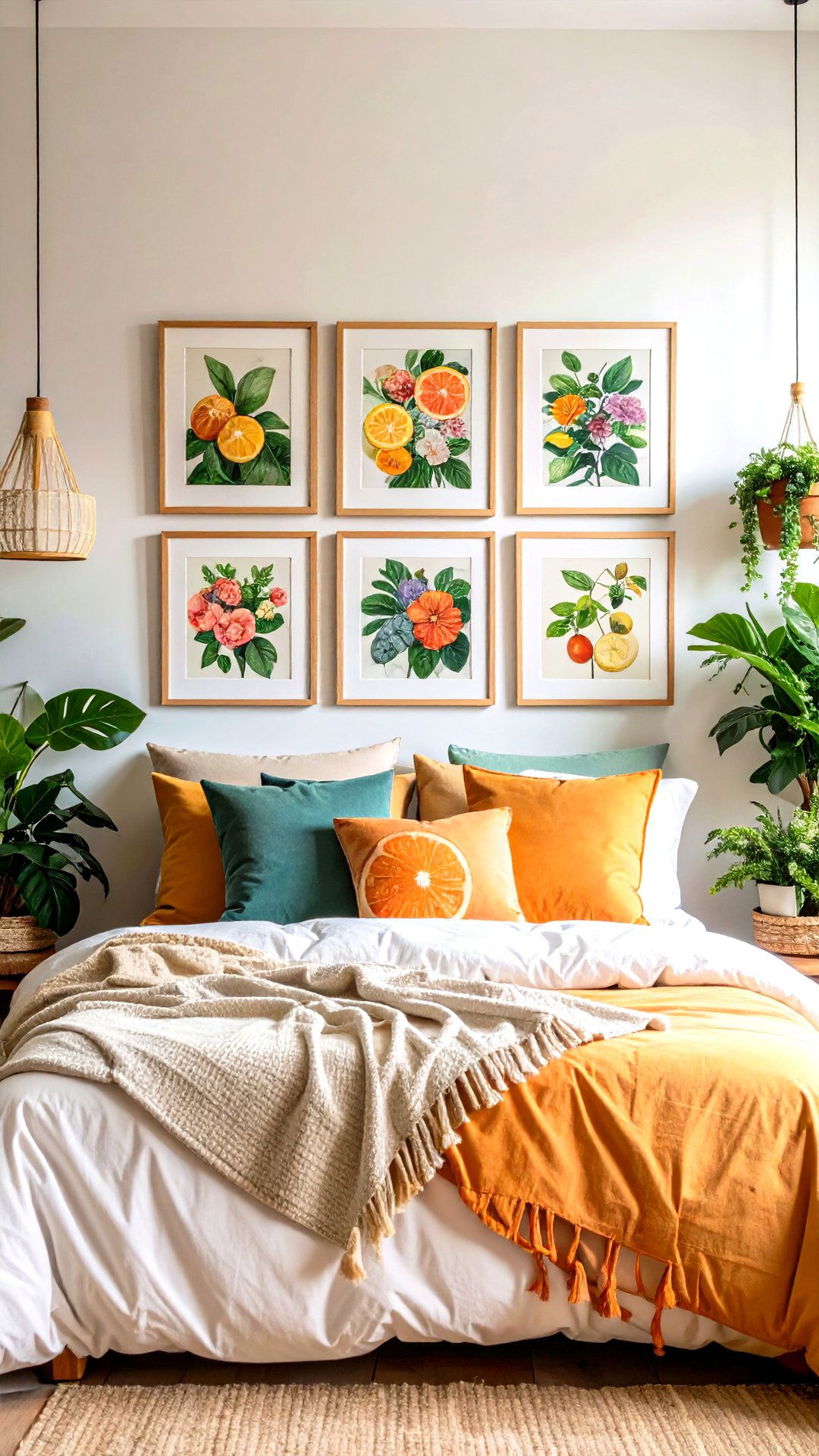 Frame Lush Botanical Prints for a Garden Indoors - 25 grandmillennial style bedroom ideas