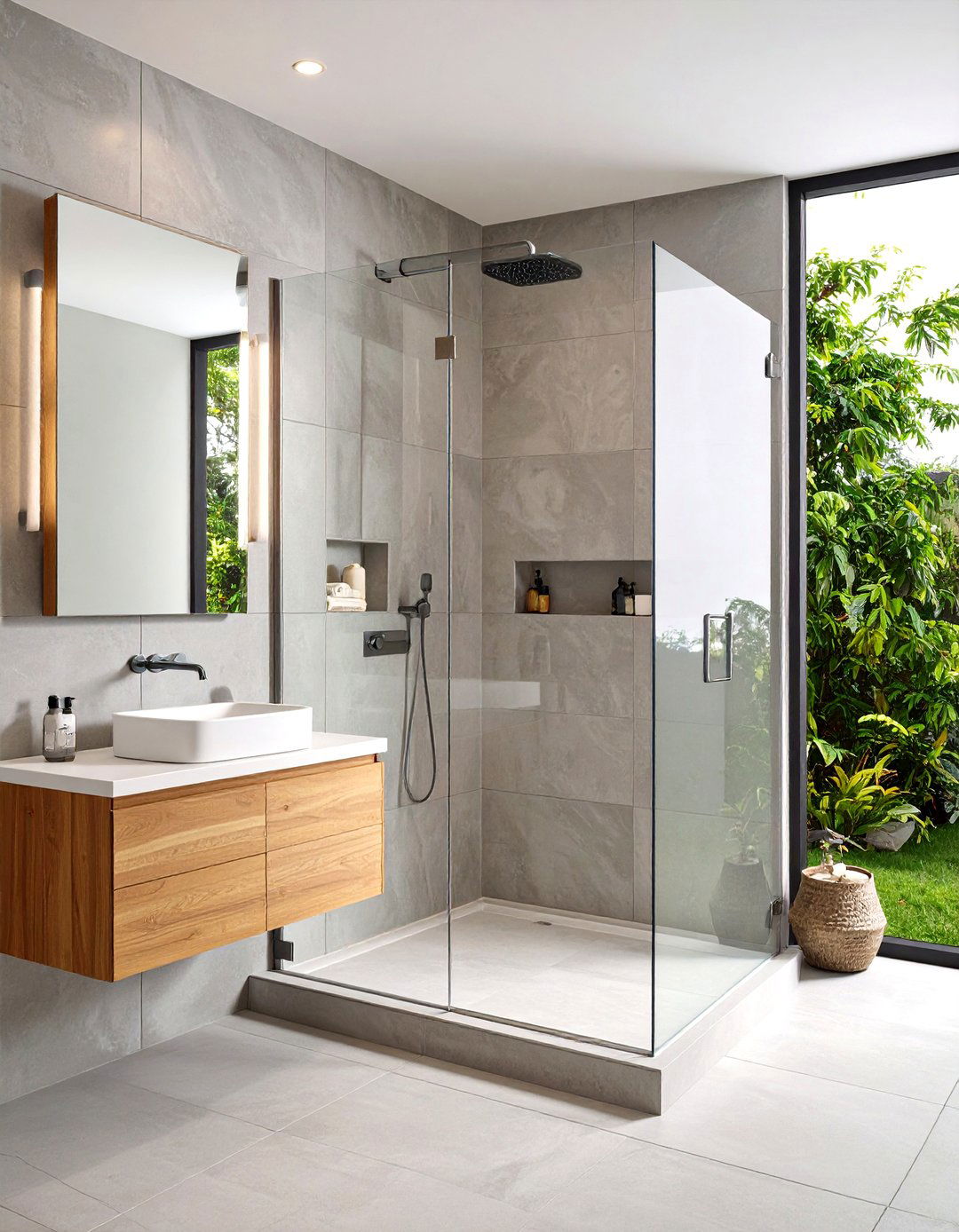 Frameless Glass for a Seamless Shower - 25 minimalist bathroom ideas