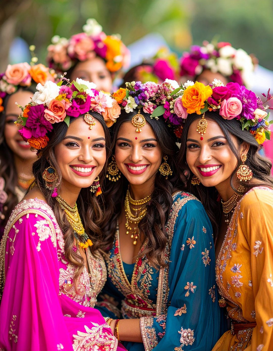 Frida Kahlo Inspired Florals and Headpieces - 25 mexican wedding ideas
