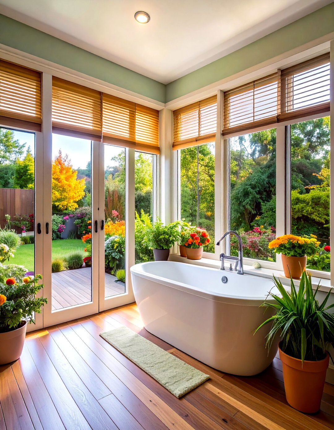 Garden View Tub for a Semi Outdoor Ensuite Bathroom Experience - 25 ensuite bathroom ideas