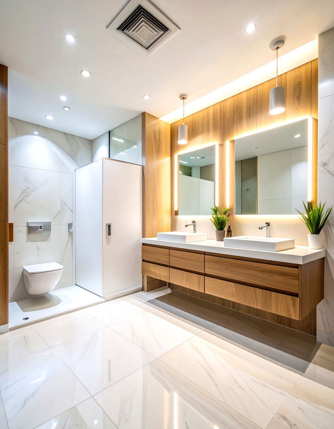 Gender Neutral Single Stall Office Bathroom for Inclusive Privacy - 25 office bathroom ideas