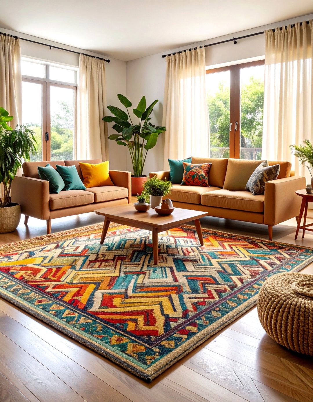 Geometric Rugs Echo s Interior Design Graphics - 25 1990s interior design ideas
