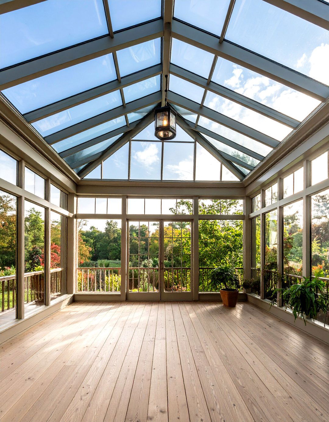 Glass Lantern Style Porch Roof - 25 front porch roof ideas