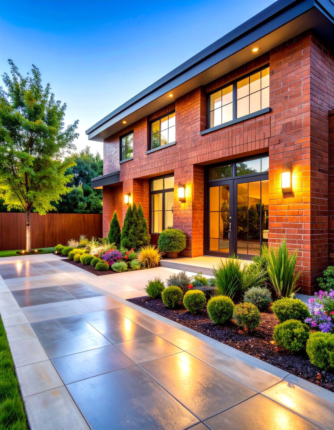 Glossy Painted Brick Exterior - 25 painted brick houses