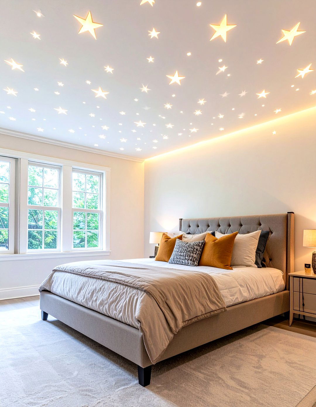 Glow in the Dark Star Ceiling Revives the s Kid Bedroom - 25 80s bedroom ideas