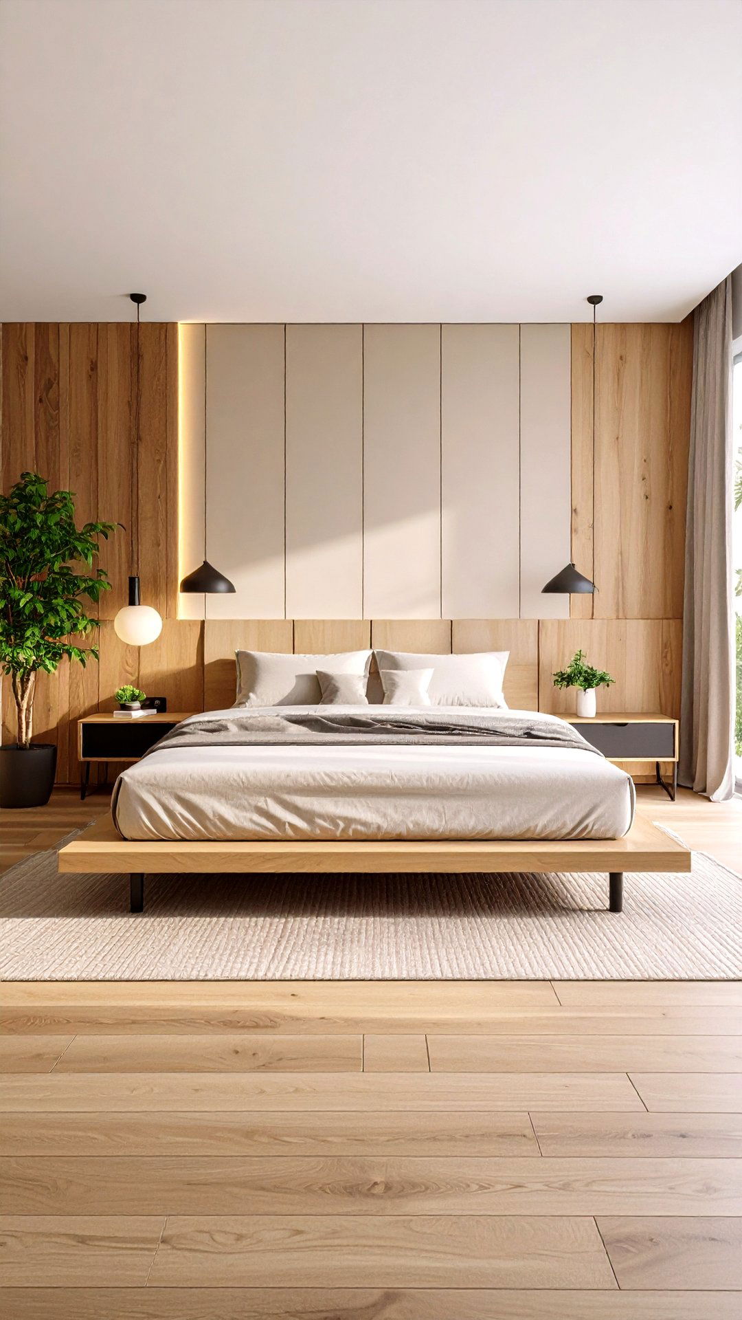 Go Low with a Platform Bed - 25 minimalist bedroom ideas