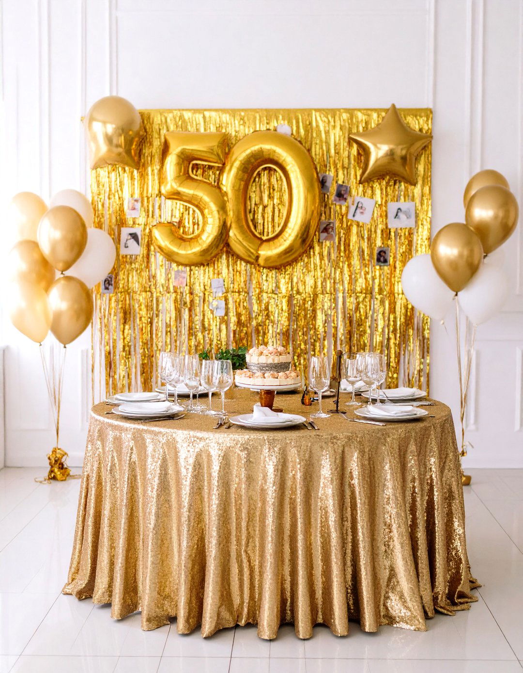Golden Themed Party for the th Wedding Anniversary - 25 50th wedding anniversary ideas