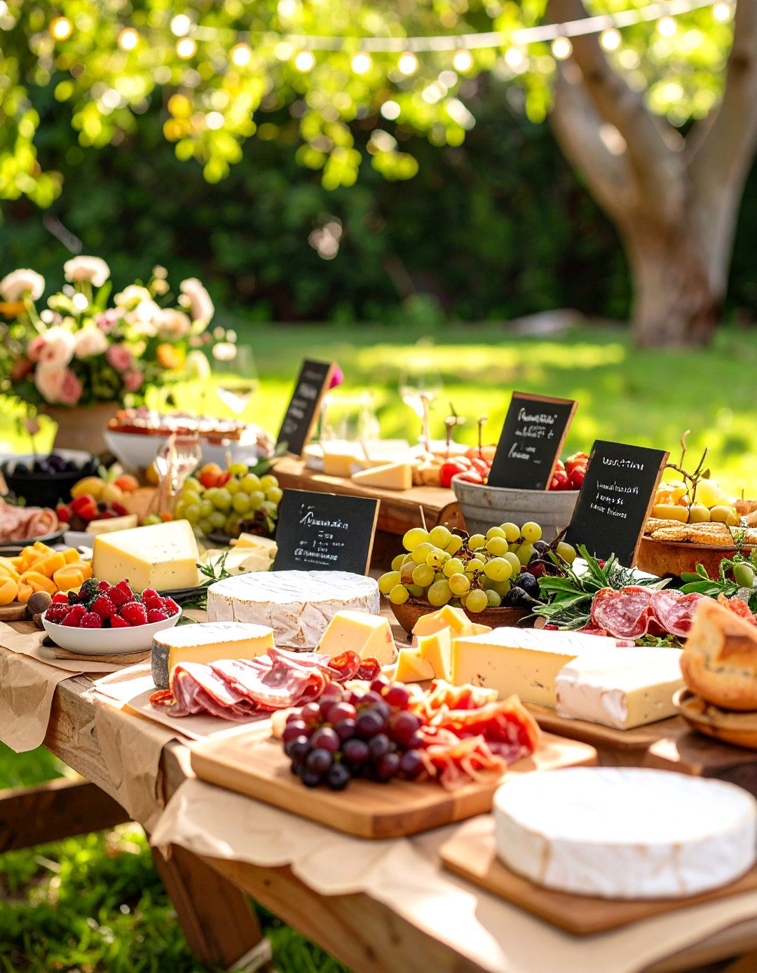 Grazing Table as Edible Decor - 25 party decoration ideas