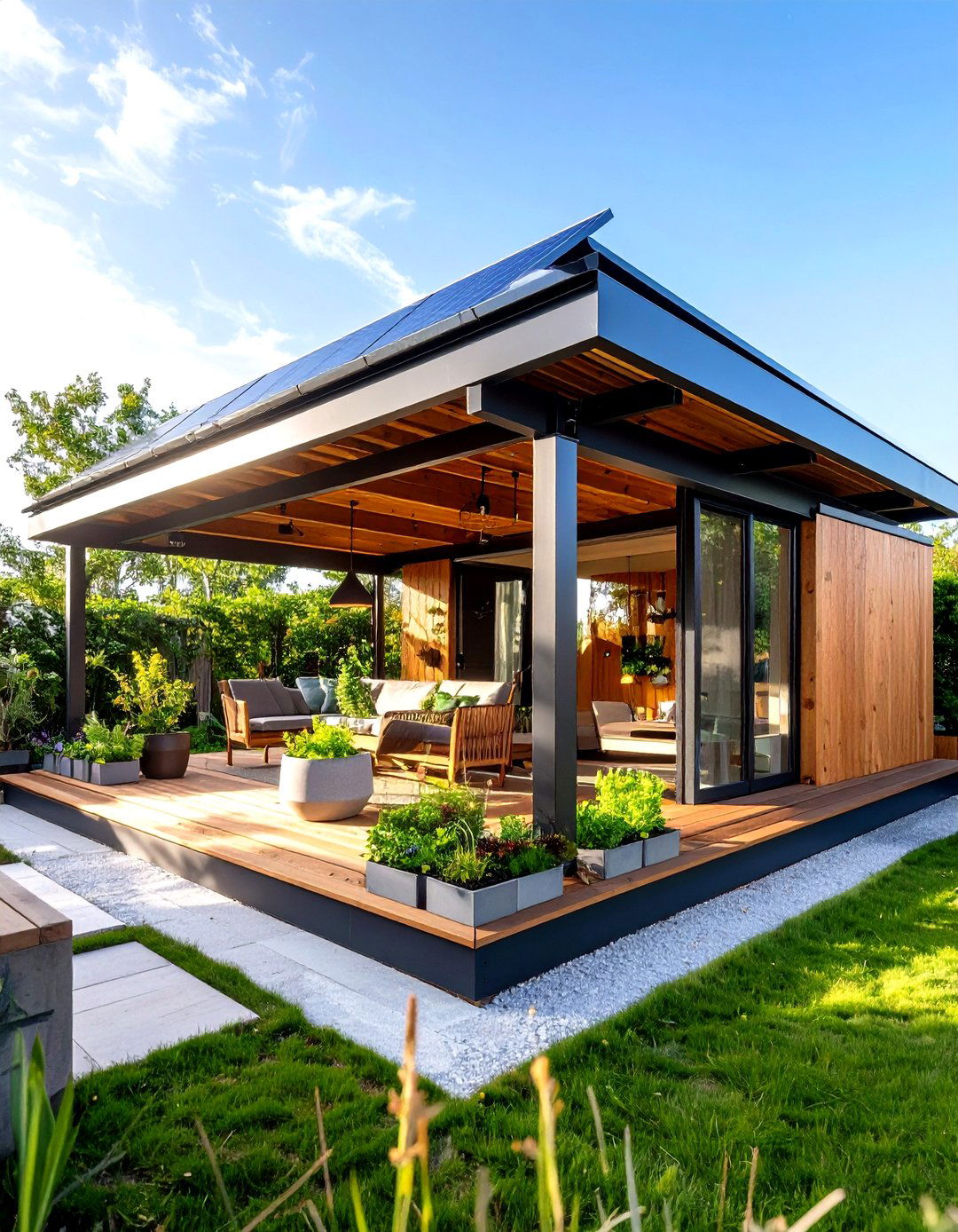 Green Roof Pavilion for Living Insulation - 25 outdoor pavilion ideas