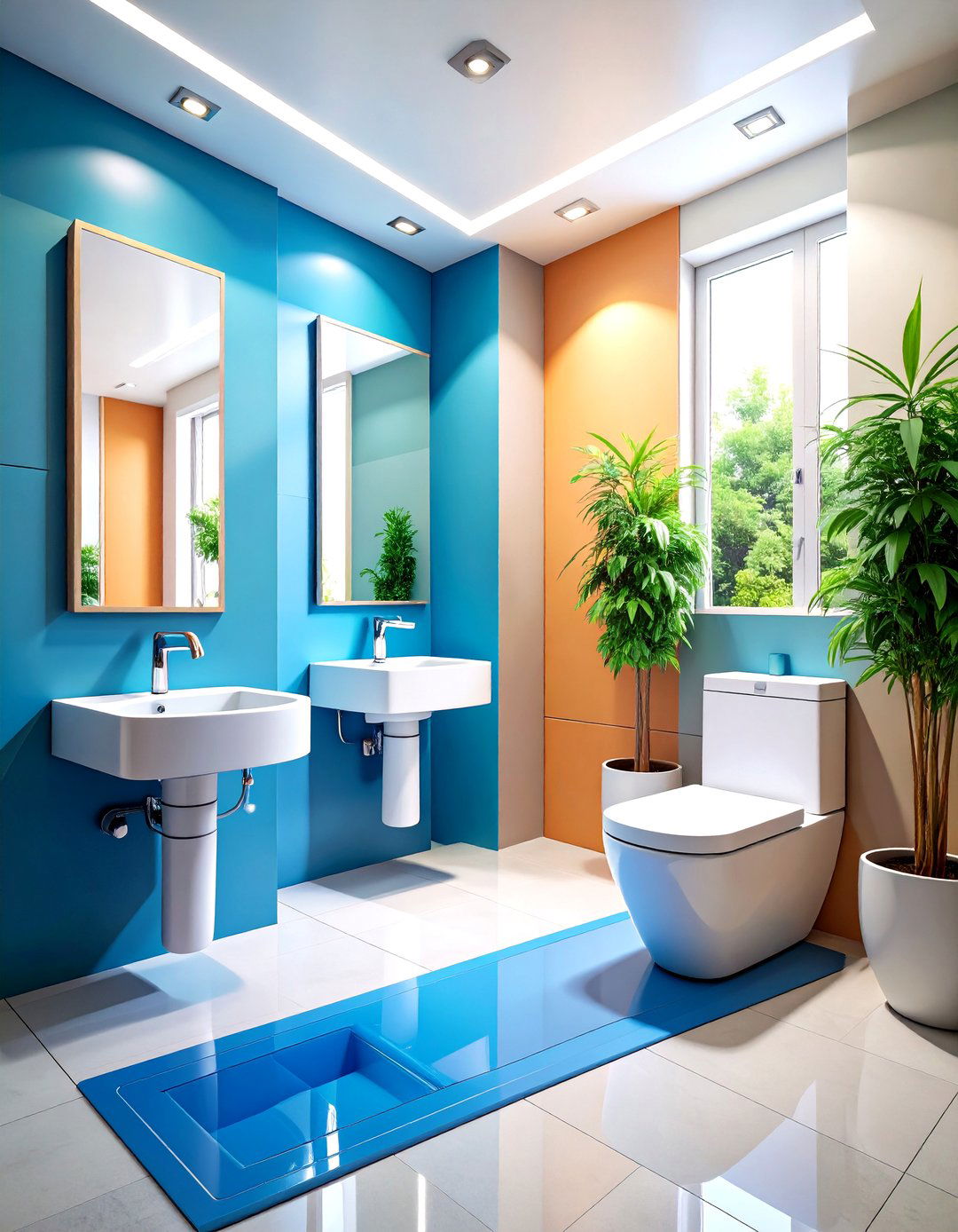 Greywater Recycling for Flush Supply - 25 office bathroom ideas