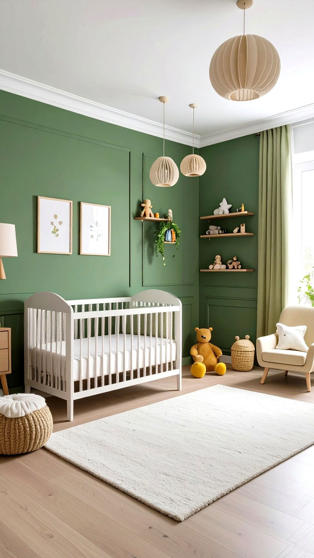 Grow With Me Layout for Green Nursery Longevity - 25 green nursery ideas
