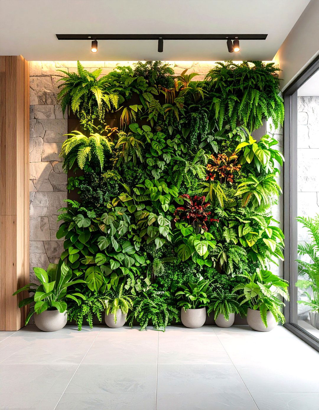 Grow a Living Green Wall for Wellness - 25 organic modern interior design ideas