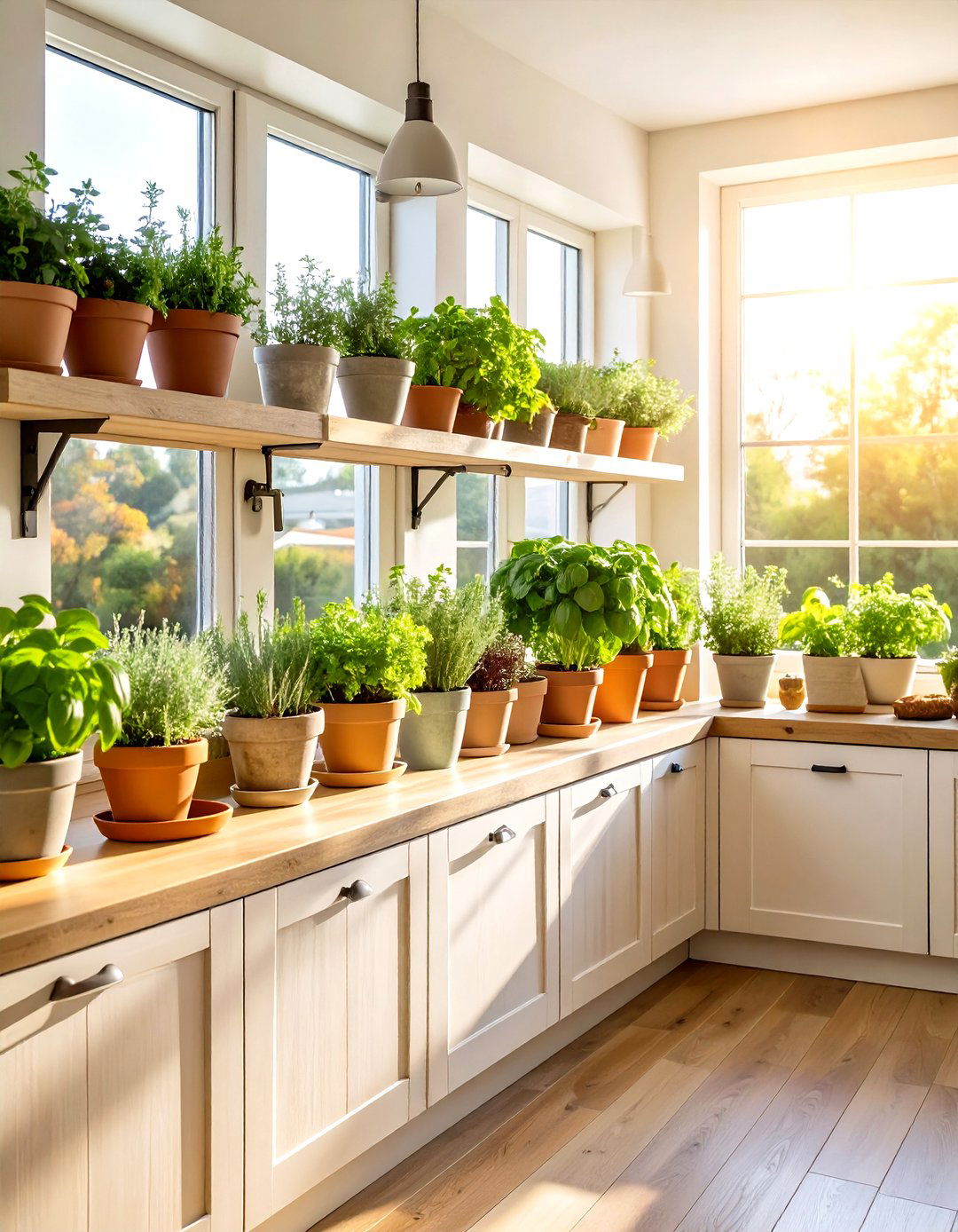 Grow a Windowsill Herb Garden for Fresh Life - 25 cozy kitchen ideas