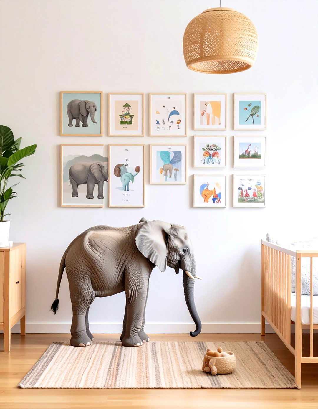 Growth Chart Wall Elephant Nursery - 25 elephant nursery ideas