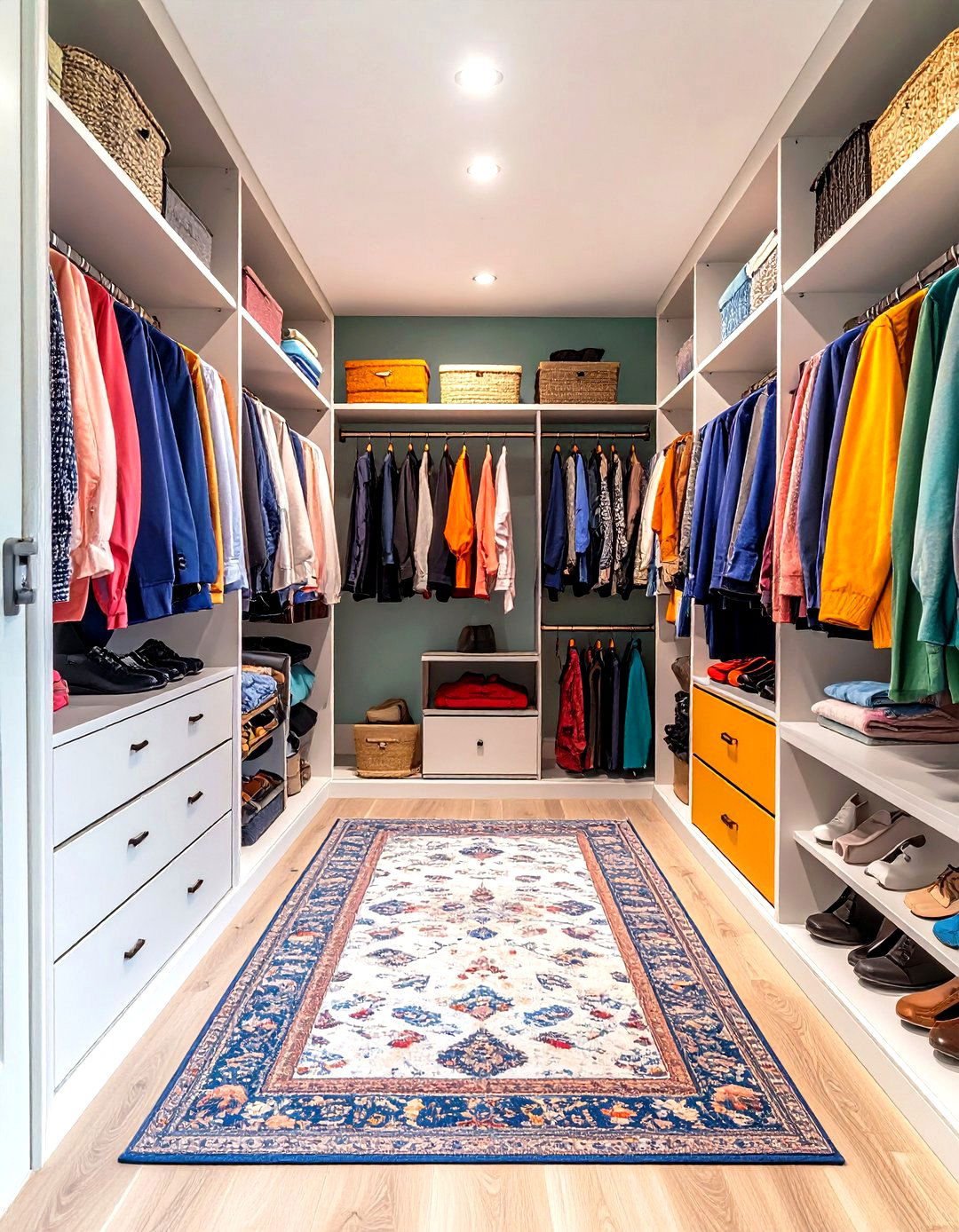 Hallway Walk Through Becomes an Open Closet - 25 open closet ideas
