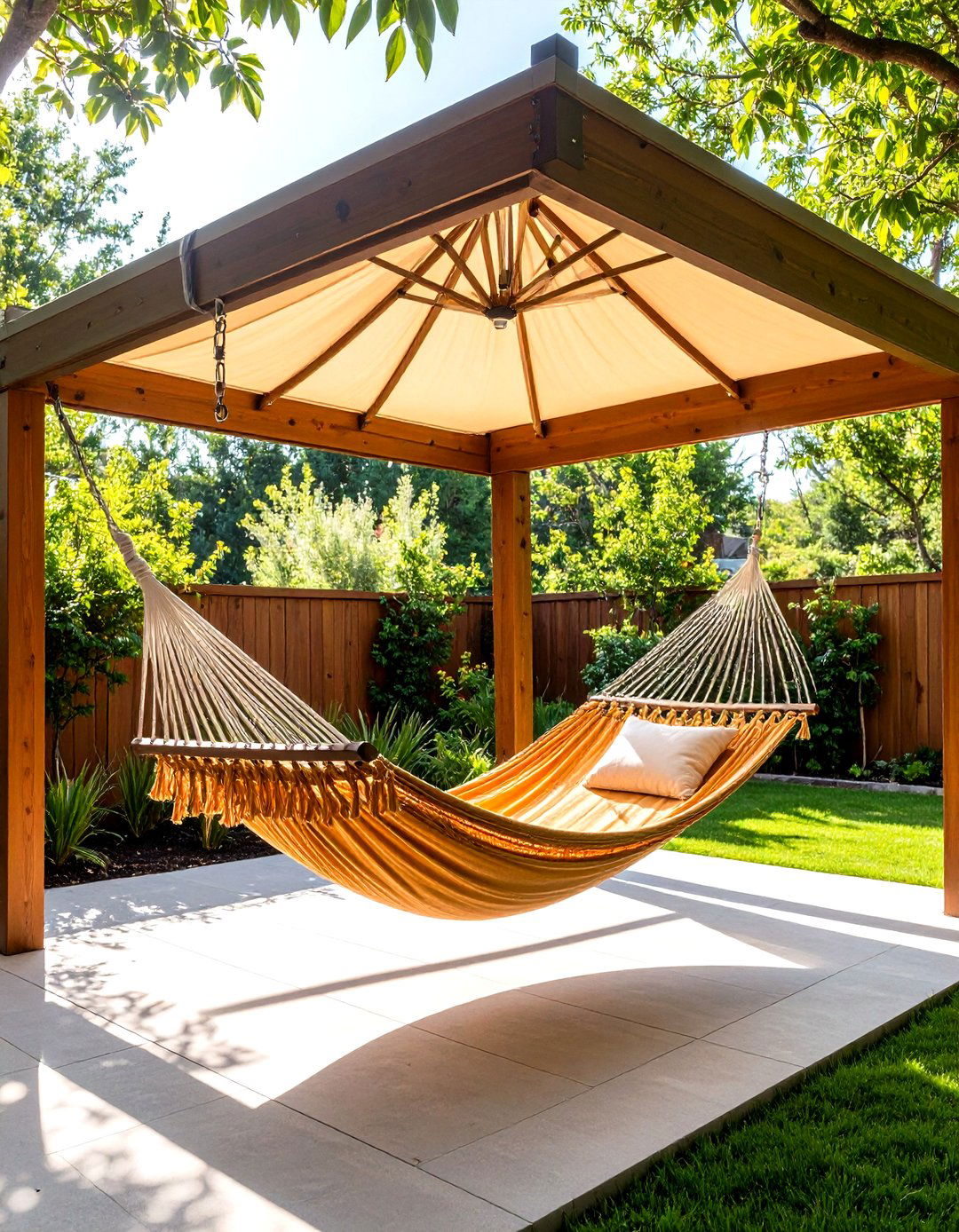 Hammock Haven Pavilion for Lazy Afternoons - 25 outdoor pavilion ideas