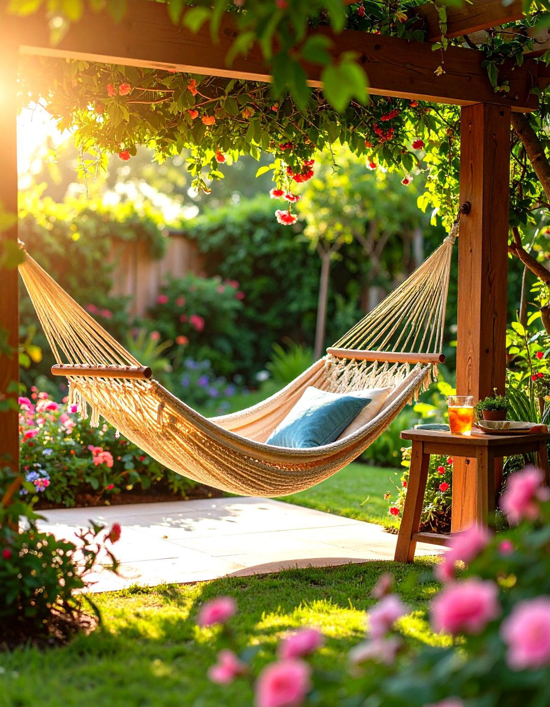 Hammock Nook Outdoor Living Space - 25 outdoor living space ideas