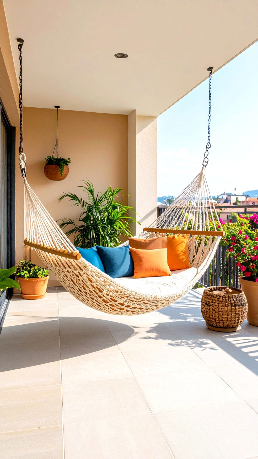 Hammock Ready Cantilever Balcony Relaxation - 25 cantilever balcony ideas