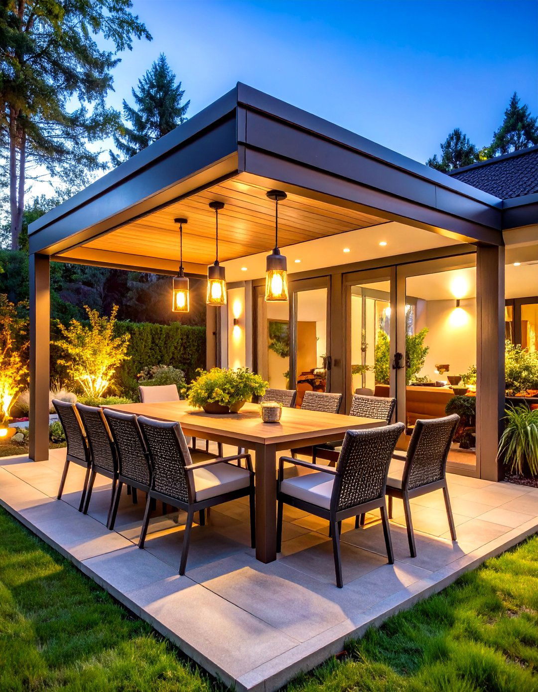 Heated Patio Dining Alcove - 25 outdoor dining area ideas
