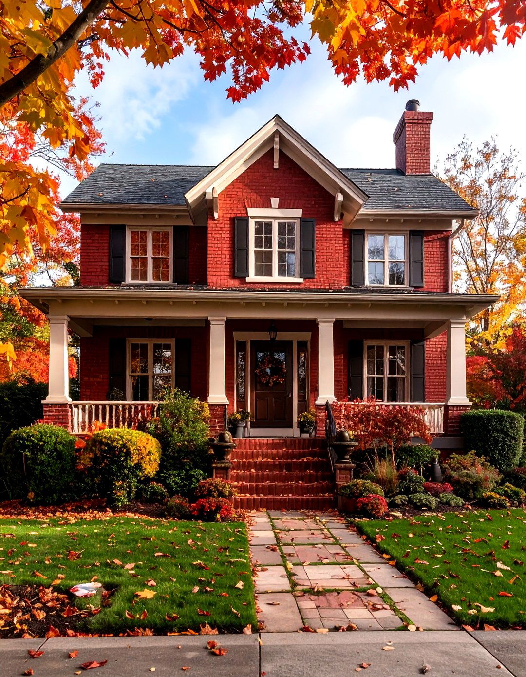 Heritage Autumn Red Exterior Brick Paint Color Autumn Red - 25 exterior brick paint color ideas